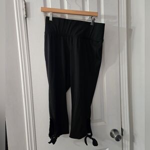 14/16 Lane Bryant knit cropped athletic leggings